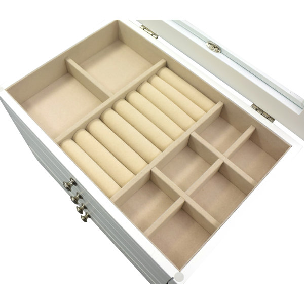 Charlton Home® Elegant Jewelry Box & Reviews Wayfair